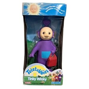 1998 Playskool Teletubbies Tinky Winky With Bag Sealed Blister Figure